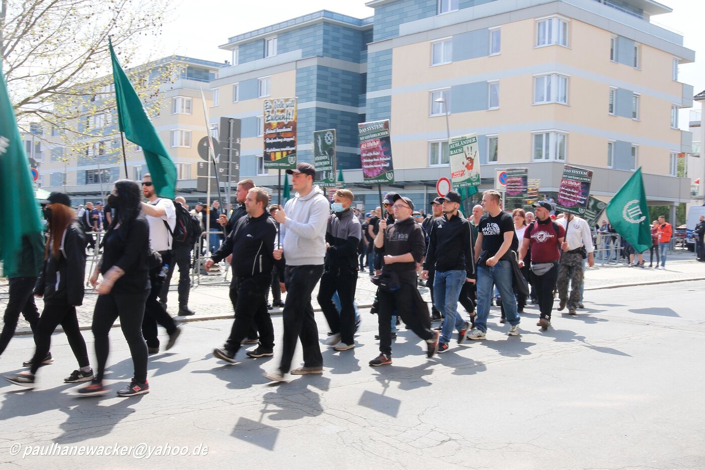 Eine rechte Demonstration